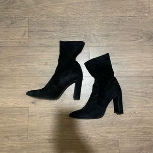 Stuart Weitzman Suede Sock Boots